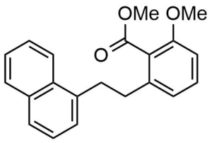 2-Methoxy-6-(2-naphthalen-1-yl-ethyl)-benzoic acid methyl ester