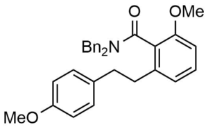 N,N-Dibenzyl-2-methoxy-6-[2-(4-methoxy-phenyl)-ethyl]-benzamide