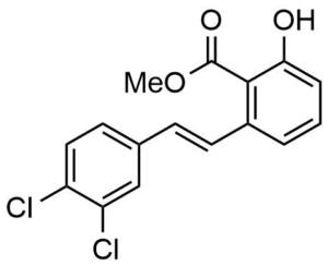 2-[2-(3,4-Dichloro-phenyl)-vinyl]-6-hydroxy-benzoic acid methyl ester