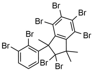 Octabromotrimethylphenylindane
