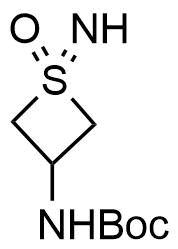 tert-butyl (1-imino-1-oxidothietan-3-yl)carbamate