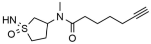 N-(1-imino-1-oxo-1lambda6-thiolan-3-yl)-N-methylhept-6-ynamide