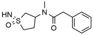 N-(1-imino-1-oxo-1lambda6-thiolan-3-yl)-N-methyl-2-phenylacetamide