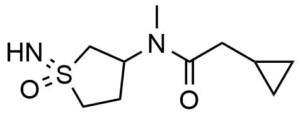2-cyclopropyl-N-(1-imino-1-oxo-1lambda6-thiolan-3-yl)-N-methylacetamide